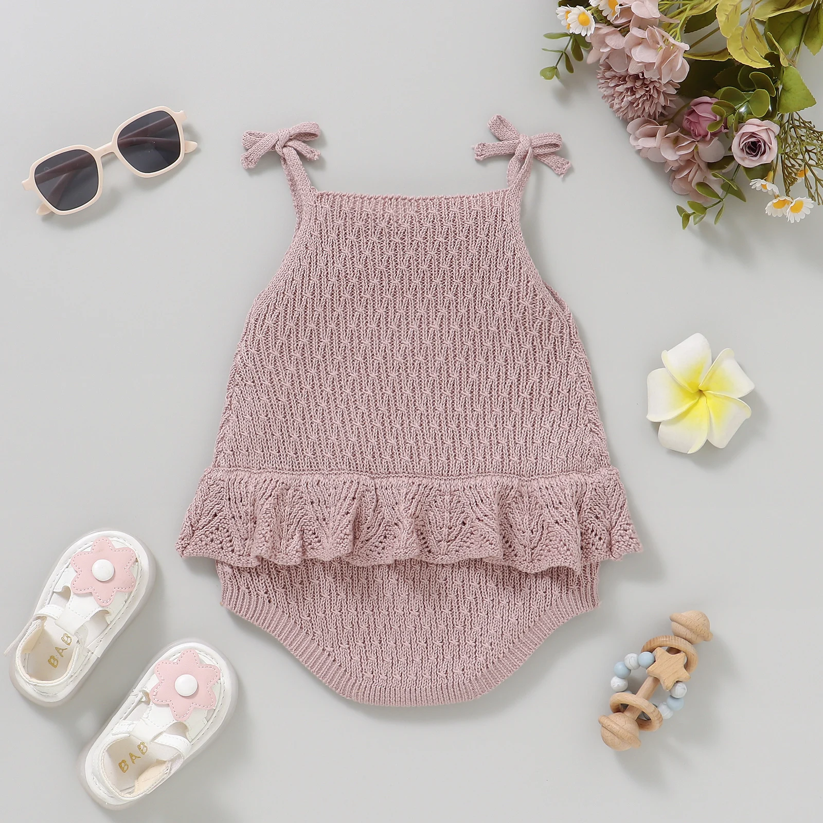 Baby Bodysuits Newborn Sleeveless Knitted Infant Girl Strap Onesie Coveralls One-Piece Toddler Outwear Jumpsuits Outfits Clothes
Baby Bodysuits Newborn Sleeveless Knitted Infant Girl Strap Onesie Coveralls One-Piece Toddler Outwear Jumpsuits Outfits Clothes