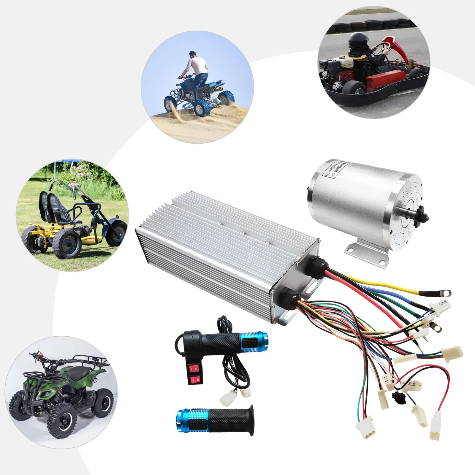72V 3000W BLDC Motor Kit Controller, Brushless Motor Scooter Motorcycle Engine Ebike
72V 3000W BLDC Motor Kit Controller, Brushless Motor Scooter Motorcycle Engine Ebike