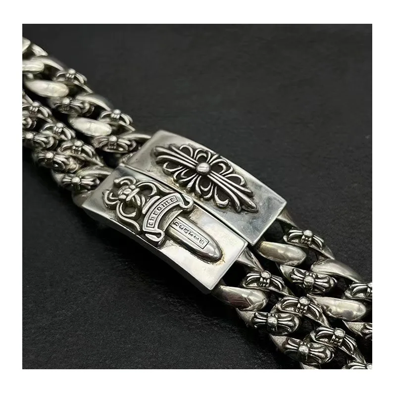 Chaoxuan Fashionable Retro Cross Flower Chain Body Cross Decorative Sword Bracelet Versatile Men and Women The Same Style
Chaoxuan Fashionable Retro Cross Flower Chain Body Cross Decorative Sword Bracelet Versatile Men and Women The Same Style