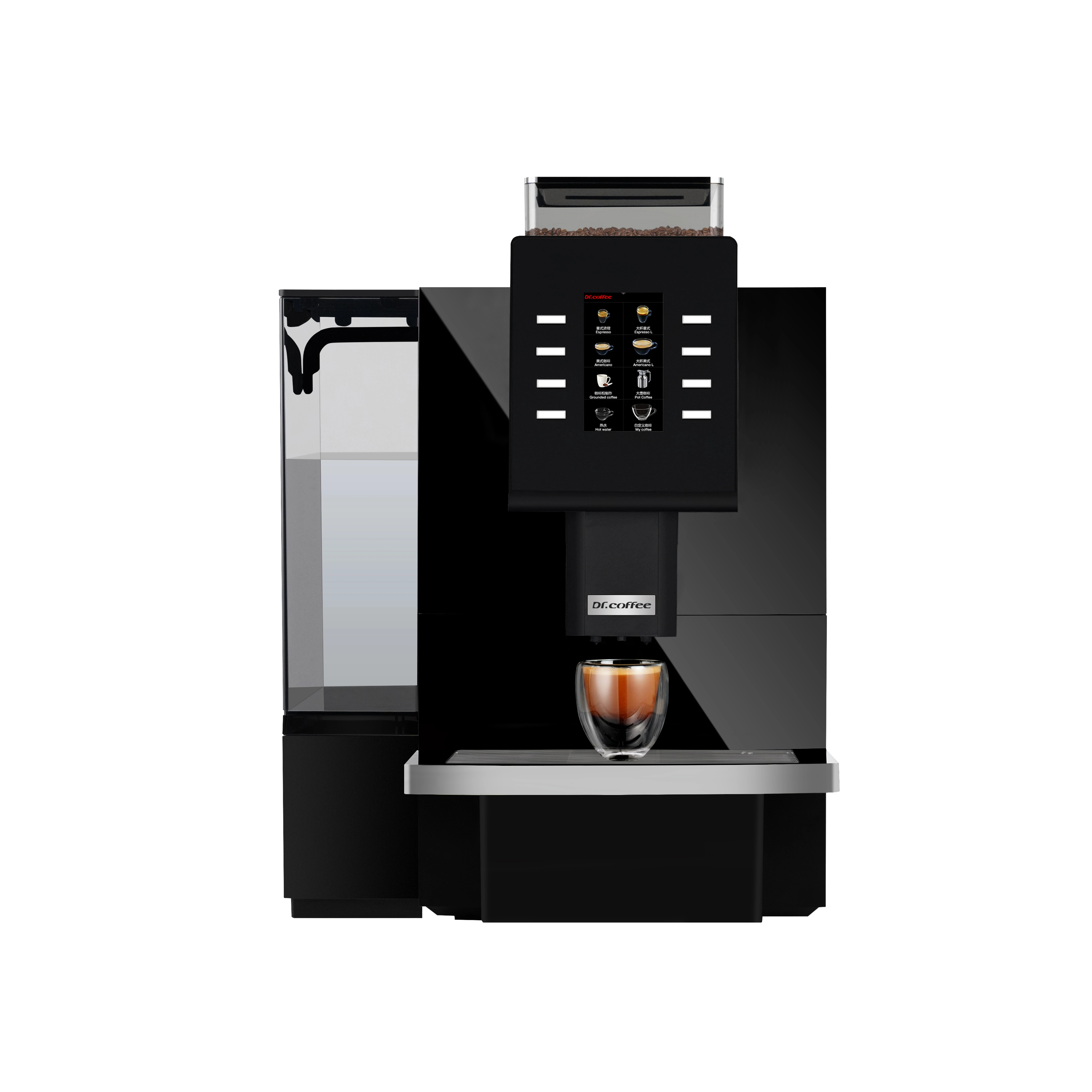 Dr.Coffee F09 BIG PLUS Bean To Cup Espresso Machine Fully Automatic Coffee Machine With Grinder For Business
Dr.Coffee F09 BIG PLUS Bean To Cup Espresso Machine Fully Automatic Coffee Machine With Grinder For Business