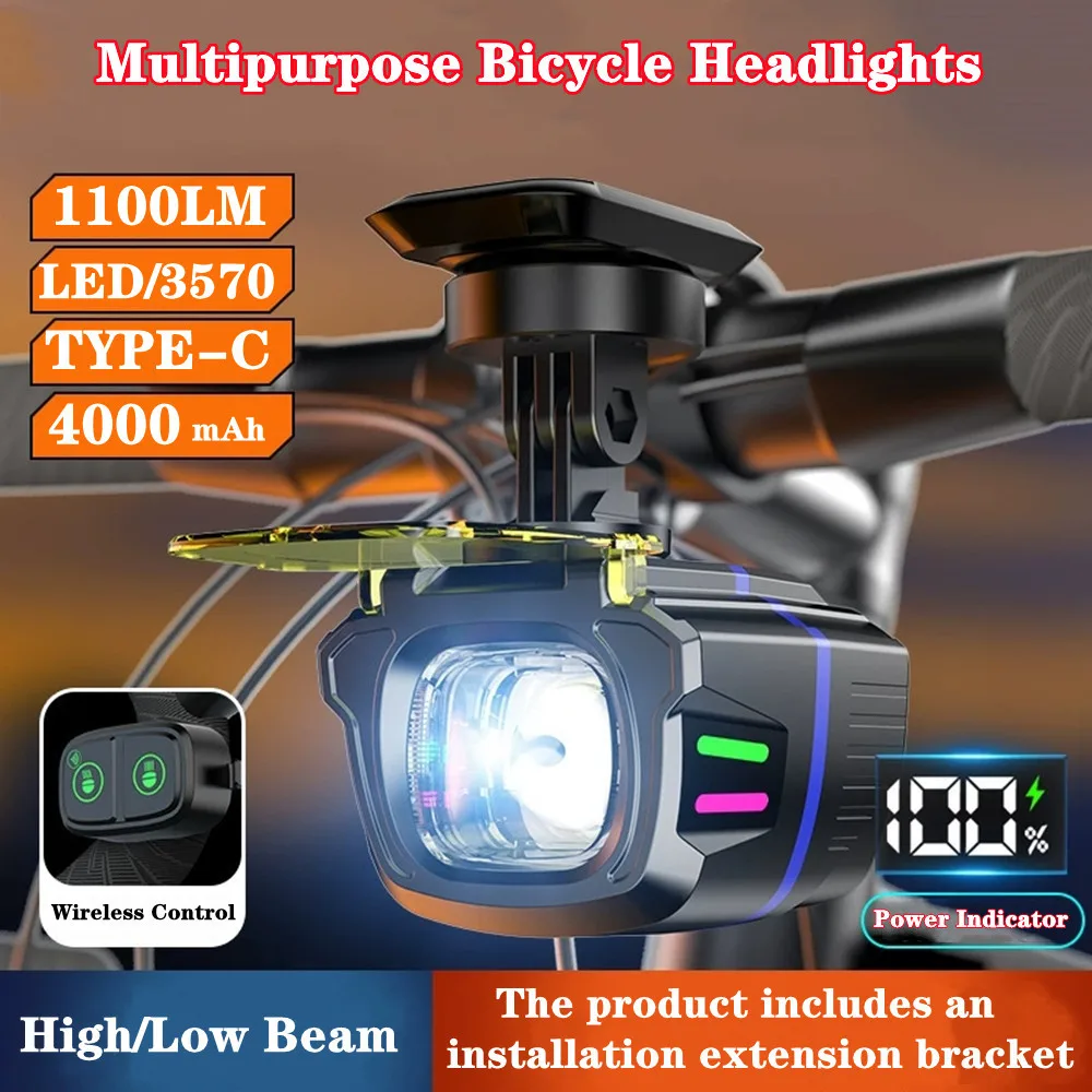 Велосипедный фонарь 1100LM, велосипедная фара, фонарик на руль, USB-C, перезаряжаемая MTB дорожная велосипедная лампа, водонепроницаемые аксессуары 4000 мАч
Велосипедный фонарь 1100LM, велосипедная фара, фонарик на руль, USB-C, перезаряжаемая MTB дорожная велосипедная лампа, водонепроницаемые аксессуары 4000 мАч