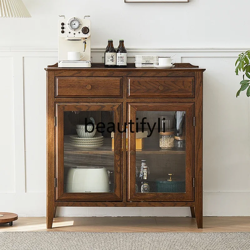 D2520 All solid wood dining sidemodern simple red oak wine cabinet cabinet with door storage porch
D2520 All solid wood dining sidemodern simple red oak wine cabinet cabinet with door storage porch