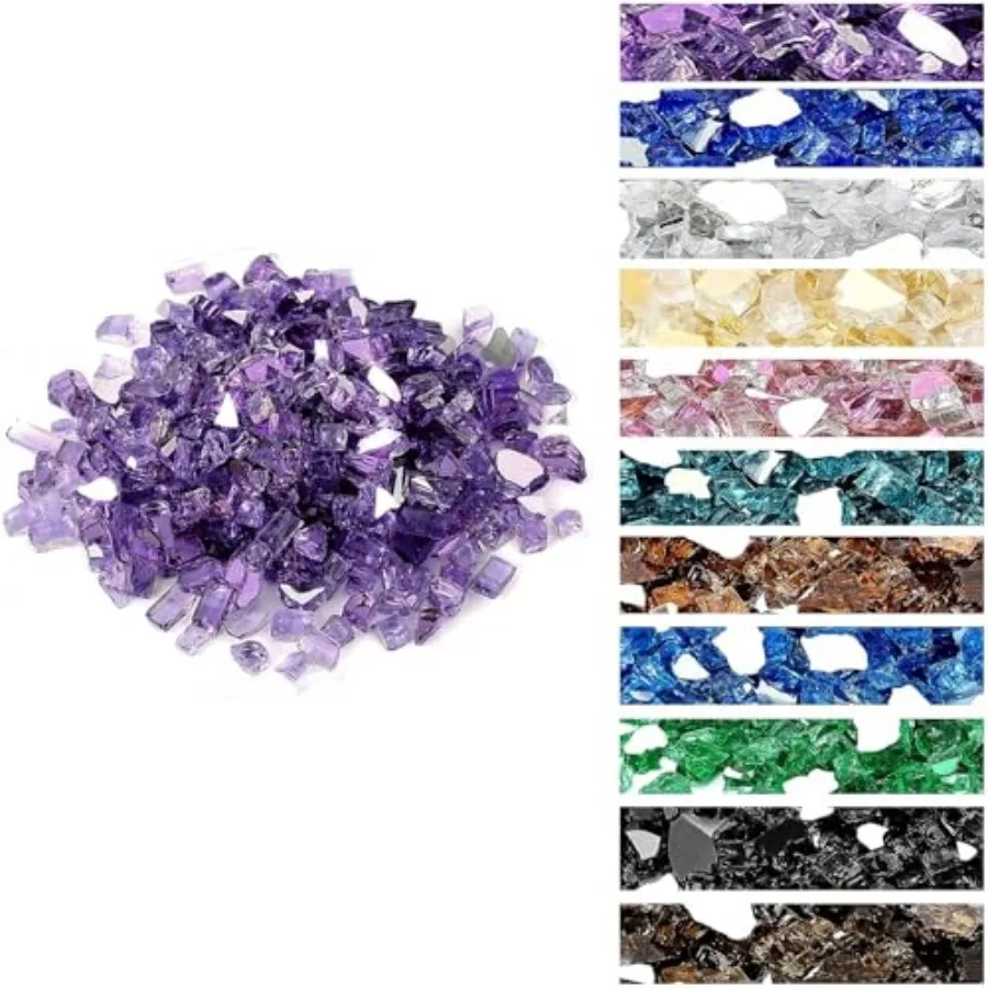 10 lbs Fire Glass Rocks, Reflective Tempered Glass for Propane Fire Pit and Gas Fireplace, High Luster Firepit Glass Stones for
10 lbs Fire Glass Rocks, Reflective Tempered Glass for Propane Fire Pit and Gas Fireplace, High Luster Firepit Glass Stones for