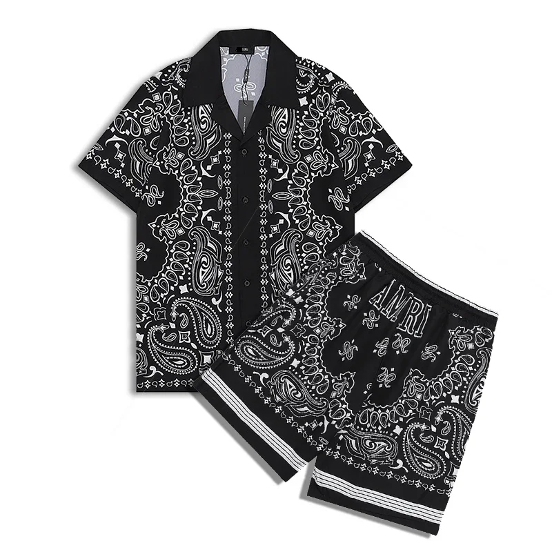 Luxury Paisley Shirts for Men's Hawaiian Beach Set Breasted Short Sleeve Shirt and Shorts Casual Summer Vacation Travel Outfit
Luxury Paisley Shirts for Men's Hawaiian Beach Set Breasted Short Sleeve Shirt and Shorts Casual Summer Vacation Travel Outfit
