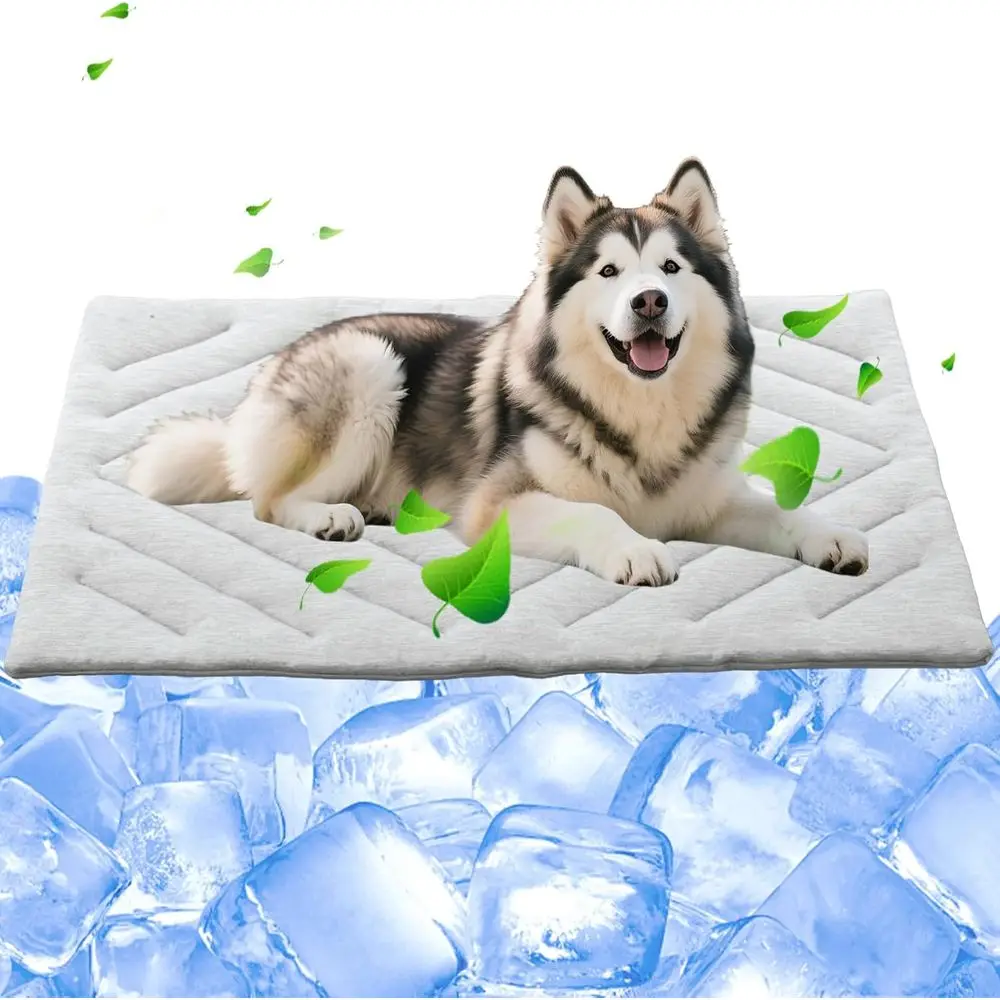 X-Large Washable Cooling Mat for Dogs And Cats Summer Cooling Pad Gray Size 59 L X 40 W
X-Large Washable Cooling Mat for Dogs And Cats Summer Cooling Pad Gray Size 59 L X 40 W