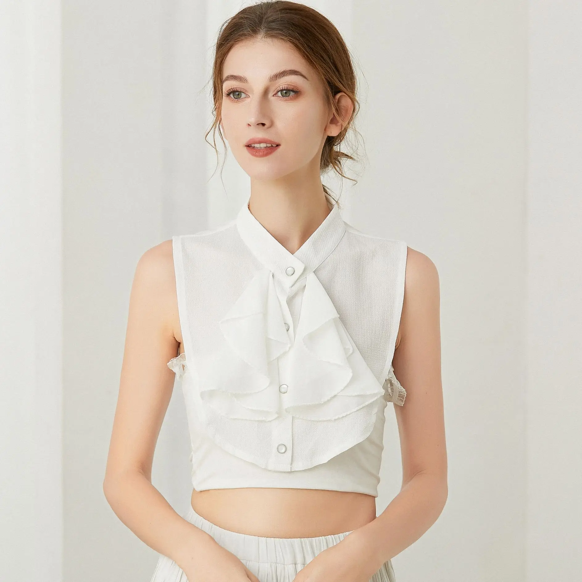 Detachable Bow-tie suit collar small shawl female Lapel Top Ladies Women Cotton Detachable Lapel Shirt Fake Collar Floral Embroi
Detachable Bow-tie suit collar small shawl female Lapel Top Ladies Women Cotton Detachable Lapel Shirt Fake Collar Floral Embroi