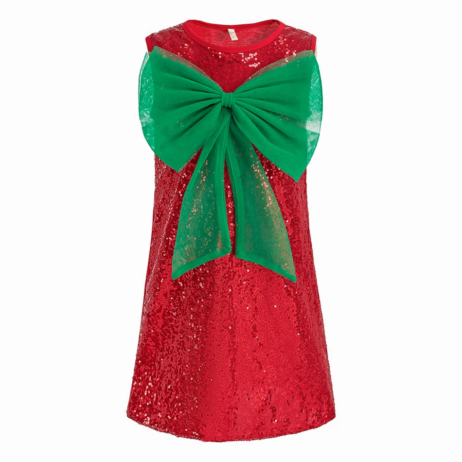 Girl Christmas Gift Teens Xmas Elves Costume New Year Birthday Party Skirt Child Sequin Dress Kids Hawaiian Sleeveless Dresses
Girl Christmas Gift Teens Xmas Elves Costume New Year Birthday Party Skirt Child Sequin Dress Kids Hawaiian Sleeveless Dresses