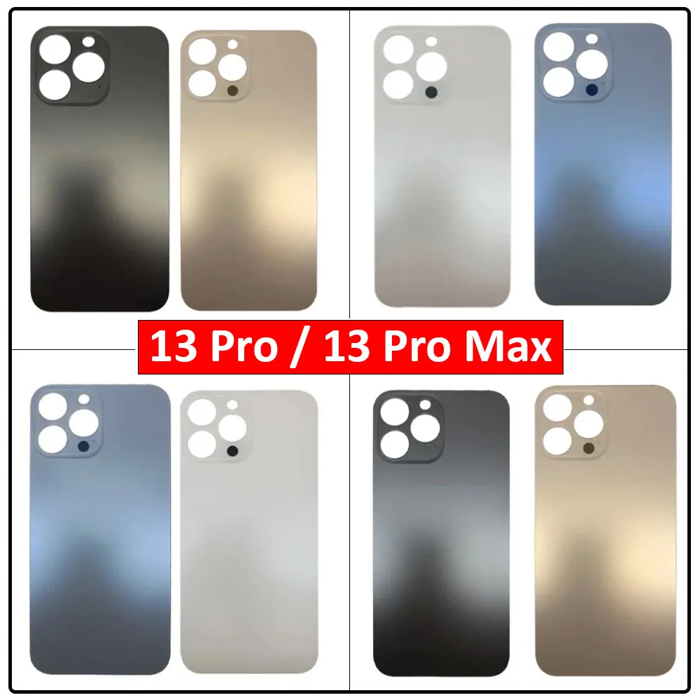 Big Hole NEW Glass Housing Cover For iPhone 13 Pro / 13 Pro Max Back Battery Cover Rear Door Housing Case (Free shipping)
Big Hole NEW Glass Housing Cover For iPhone 13 Pro / 13 Pro Max Back Battery Cover Rear Door Housing Case (Free shipping)