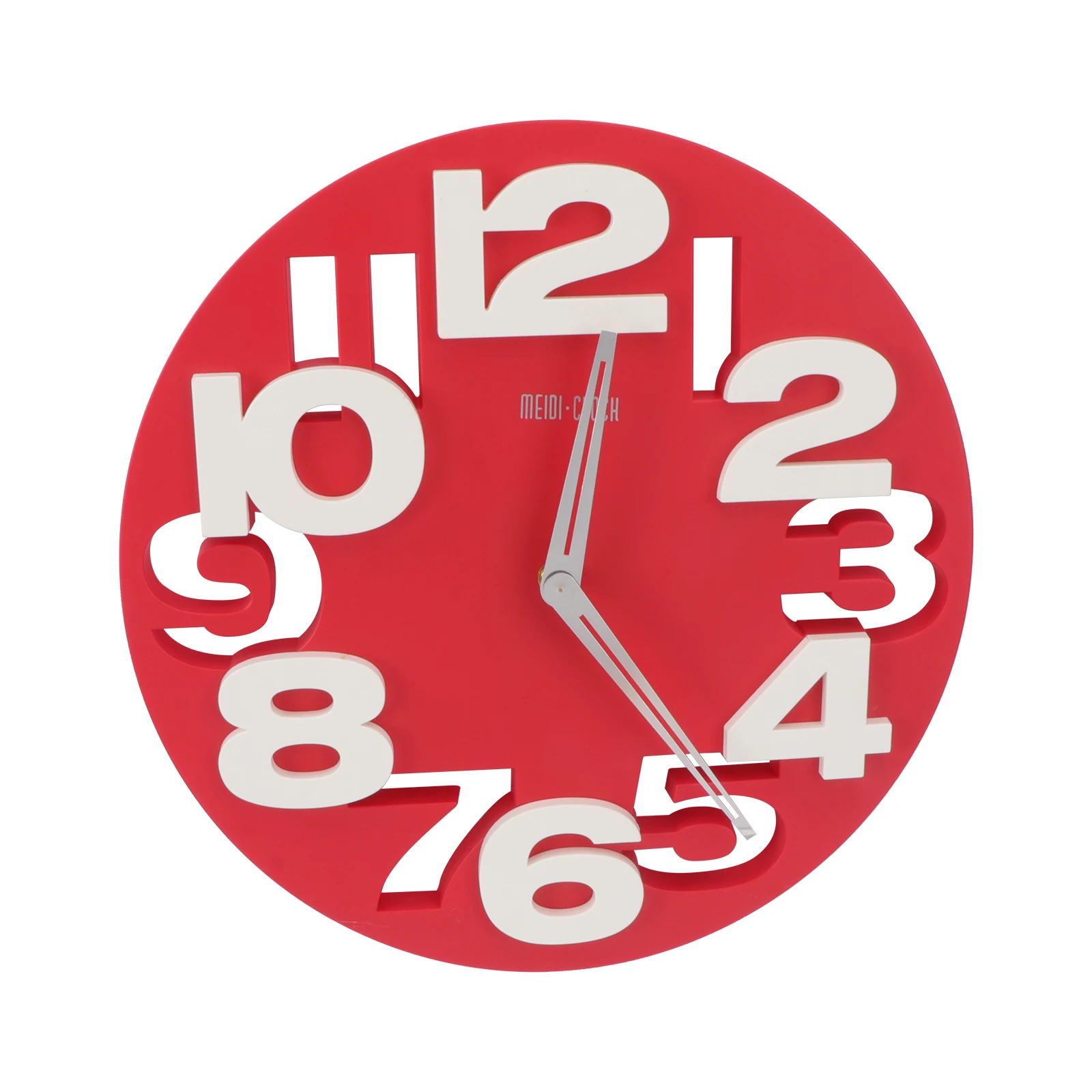 Creative Round Wall Clock Large 3D Digits Office Decor Powered Red Plastic Easy Install Oversized Time Scale
Creative Round Wall Clock Large 3D Digits Office Decor Powered Red Plastic Easy Install Oversized Time Scale