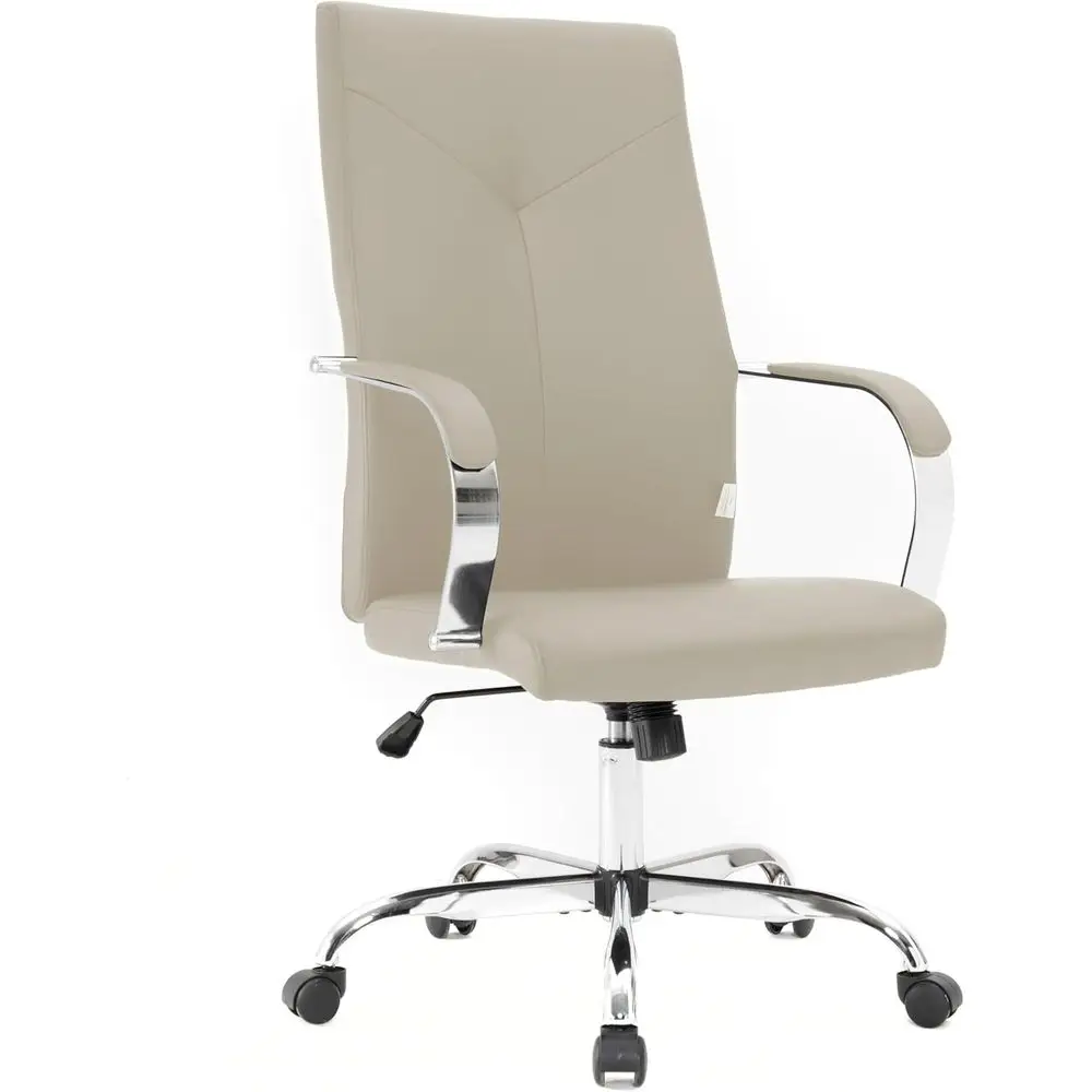 High Back Leather Ergonomic Executive Chair with Adjustable Height & Swivel for Home and Office
High Back Leather Ergonomic Executive Chair with Adjustable Height & Swivel for Home and Office