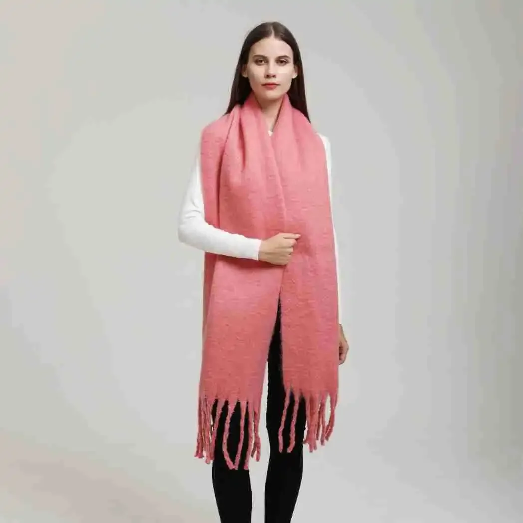 New Solid Color Cashmere Scarf for Women Thick Warm Winter Big Shawl Plush Scarves Tassel Wrap Luxury Foulard Bufanda 245*40cm
New Solid Color Cashmere Scarf for Women Thick Warm Winter Big Shawl Plush Scarves Tassel Wrap Luxury Foulard Bufanda 245*40cm