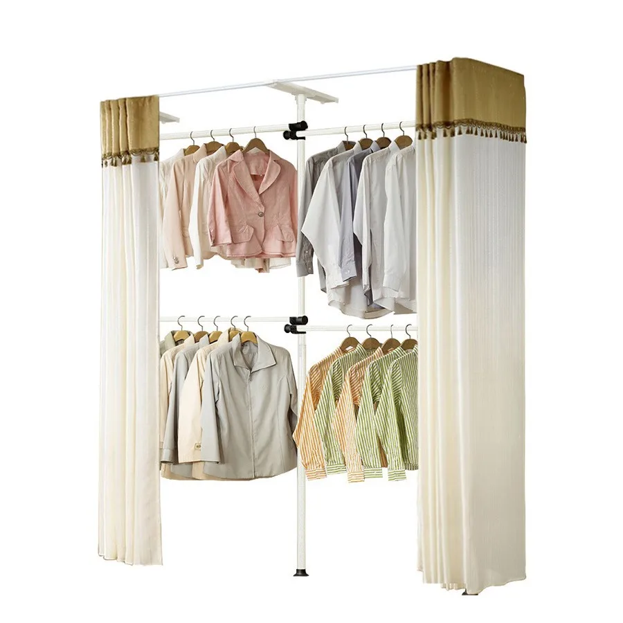 Indomitable drying rack, hanger rack, floor-to-ceiling bedroom coat rack, retractable simple wardrobe hanger
Indomitable drying rack, hanger rack, floor-to-ceiling bedroom coat rack, retractable simple wardrobe hanger