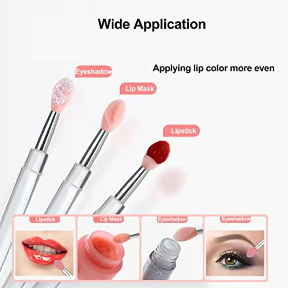 Transparent Crystal Handle Portable Lipstick Flexible Applicator Lip Brushes
Transparent Crystal Handle Portable Lipstick Flexible Applicator Lip Brushes