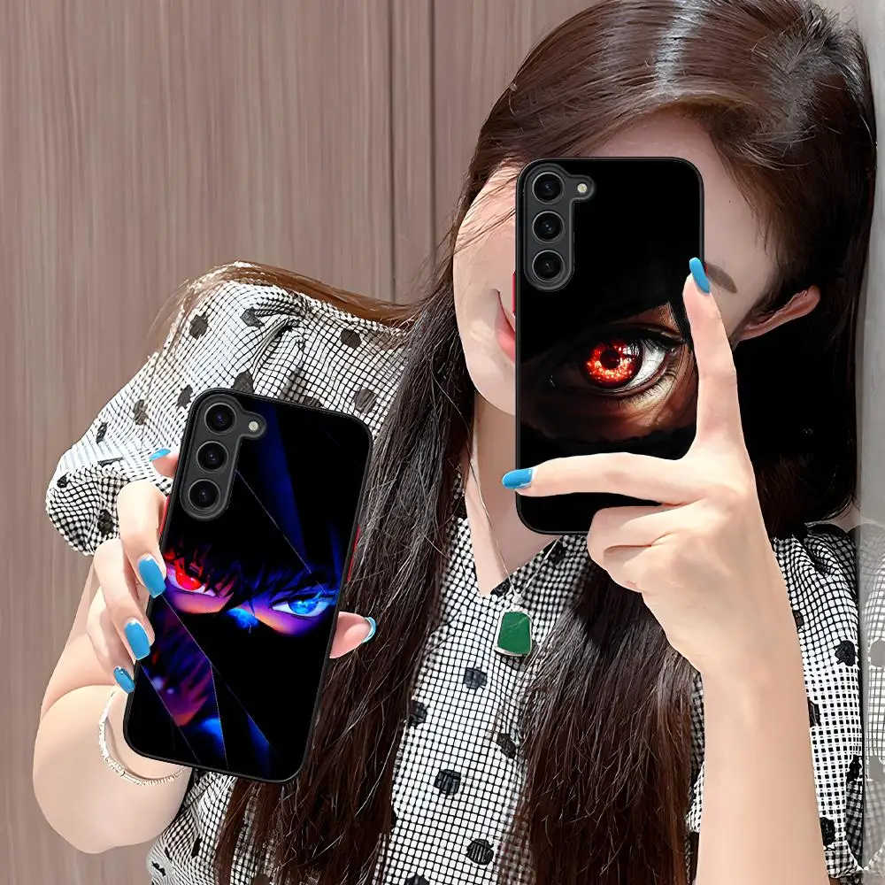 Anime Eyes Mobile Cell Phone Case for Samsung Galaxy S25 S24 S23 S22 S21 Plus FE Ultra Colour Silicone Protective Pretty Cover
Anime Eyes Mobile Cell Phone Case for Samsung Galaxy S25 S24 S23 S22 S21 Plus FE Ultra Colour Silicone Protective Pretty Cover