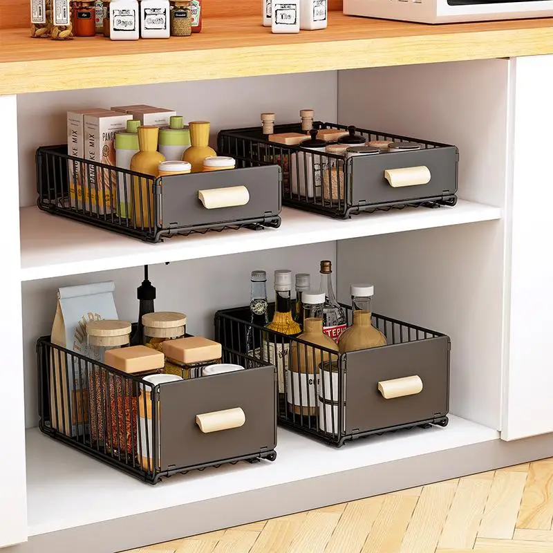 Modern Simple Kitchen Storage Rack Pull out Drawer Spice Dish Storage Shelf Organizer for Kitchen Cabinet under Sink Bowl Basket
Modern Simple Kitchen Storage Rack Pull out Drawer Spice Dish Storage Shelf Organizer for Kitchen Cabinet under Sink Bowl Basket
