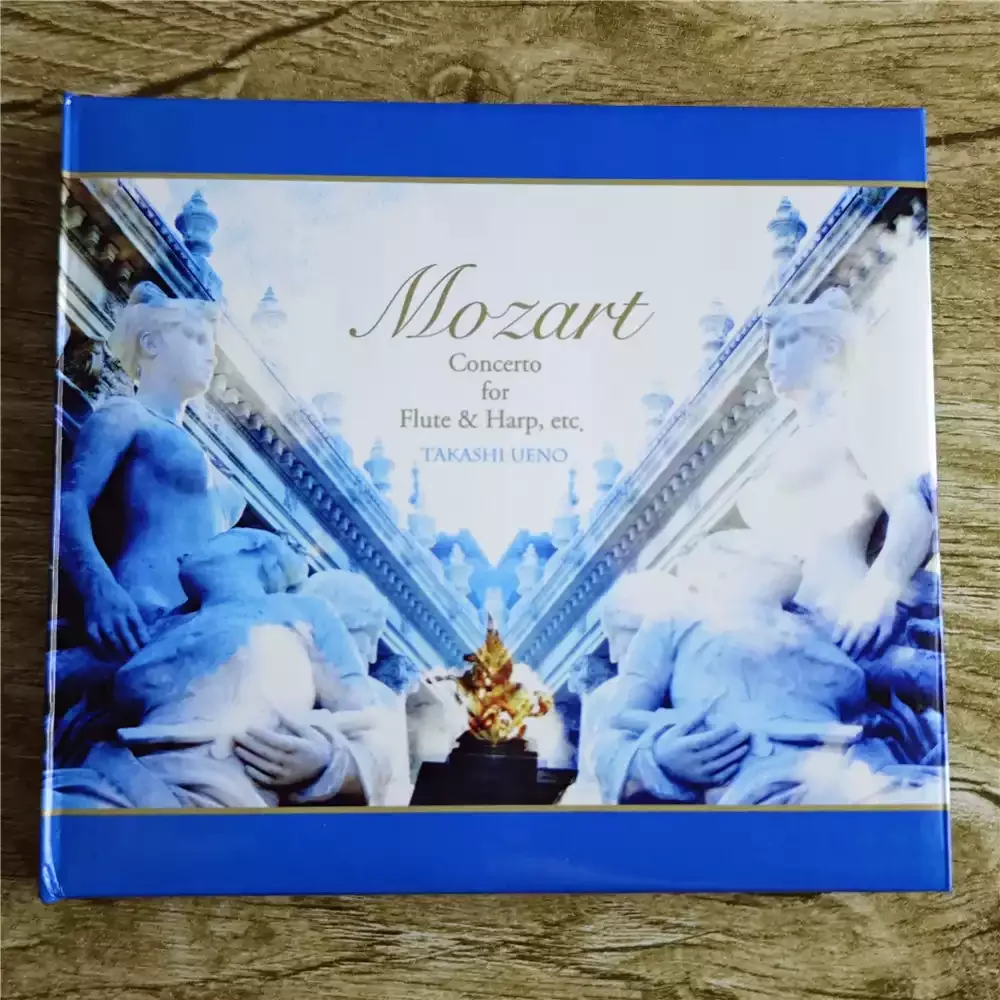 CD Альбом «Концерт для флейты и арфы» «Моцарт» представлены Takashi Ueno выпущенный вокруг середины и позднего возраста 1990-х годов.
CD Альбом «Концерт для флейты и арфы» «Моцарт» представлены Takashi Ueno выпущенный вокруг середины и позднего возраста 1990-х годов.
