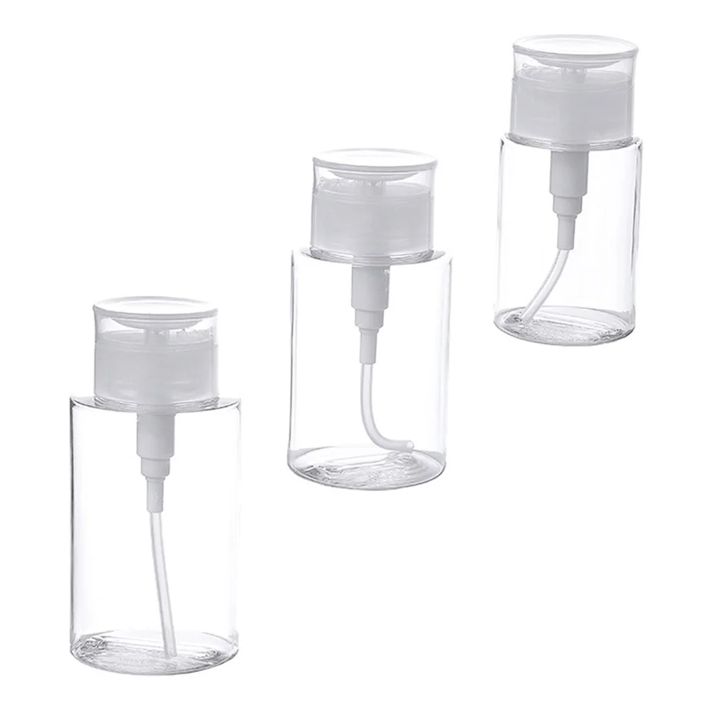 3 Pcs Bottled Skin Care Tools Skincare Push down Dispenser Container Pump Plastic Nail Polish Remover Travel
3 Pcs Bottled Skin Care Tools Skincare Push down Dispenser Container Pump Plastic Nail Polish Remover Travel