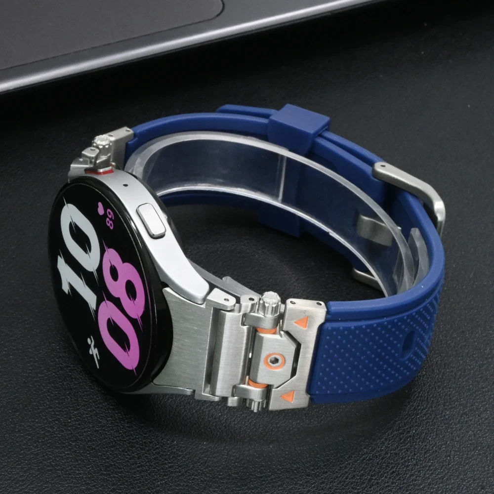 Sports Silicone Band for Samsung Galaxy Watch 7/6/5 40mm 44 6classic 43 47 Metal Connector Bracelet for GALAXY 5Pro 45 Men Strap
Sports Silicone Band for Samsung Galaxy Watch 7/6/5 40mm 44 6classic 43 47 Metal Connector Bracelet for GALAXY 5Pro 45 Men Strap