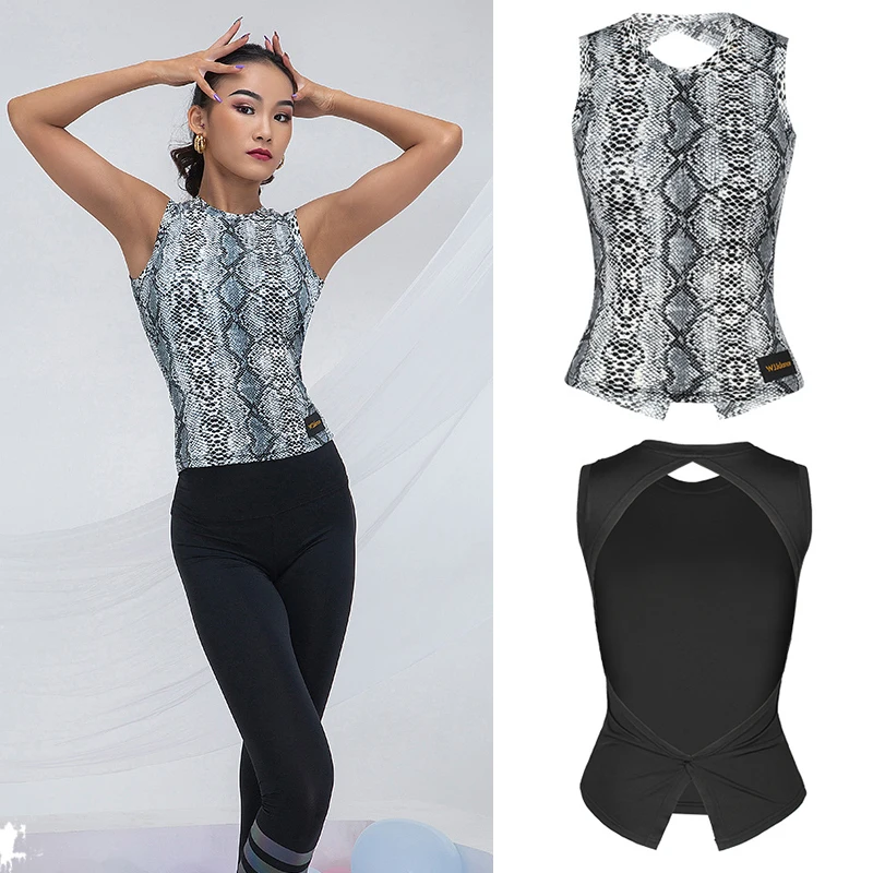 Latin Dance Top Female Adults Big Backless Latin Tops Vest National Standard Ballroom Latin Dance Practice Clothes SL4966
Latin Dance Top Female Adults Big Backless Latin Tops Vest National Standard Ballroom Latin Dance Practice Clothes SL4966