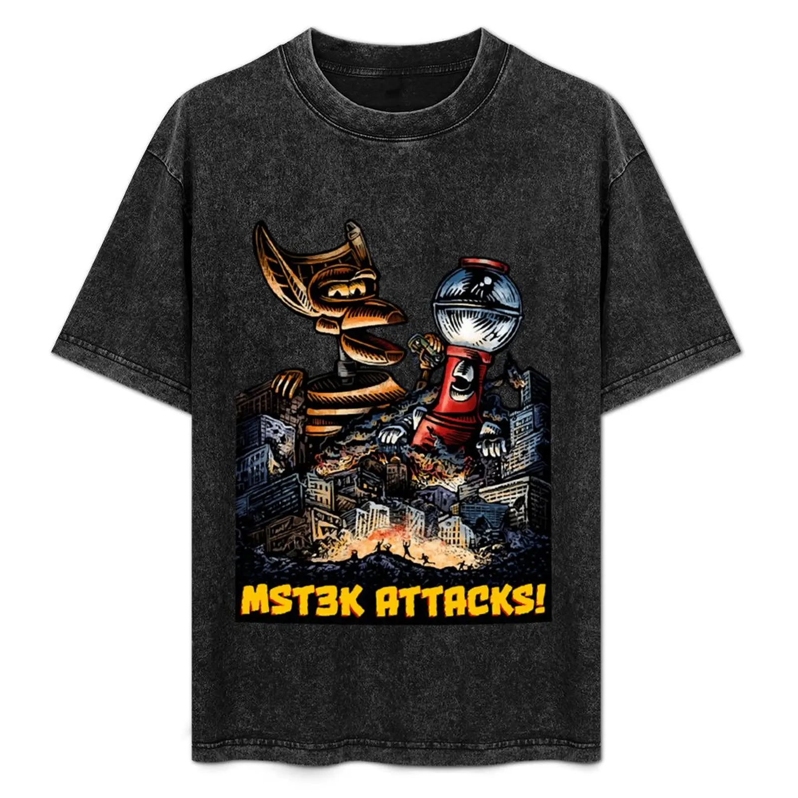 MST3K Attacks T-Shirt Fashion Casual Short Sleeve Top
MST3K Attacks T-Shirt Fashion Casual Short Sleeve Top