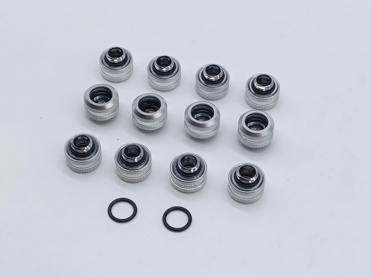 Barrow 12 PCS G1/4” Thread OD14mm Hard Tube Fitting Kit Anti-off Adapter Compression Connector for Computer Water Cooling
Barrow 12 PCS G1/4” Thread OD14mm Hard Tube Fitting Kit Anti-off Adapter Compression Connector for Computer Water Cooling