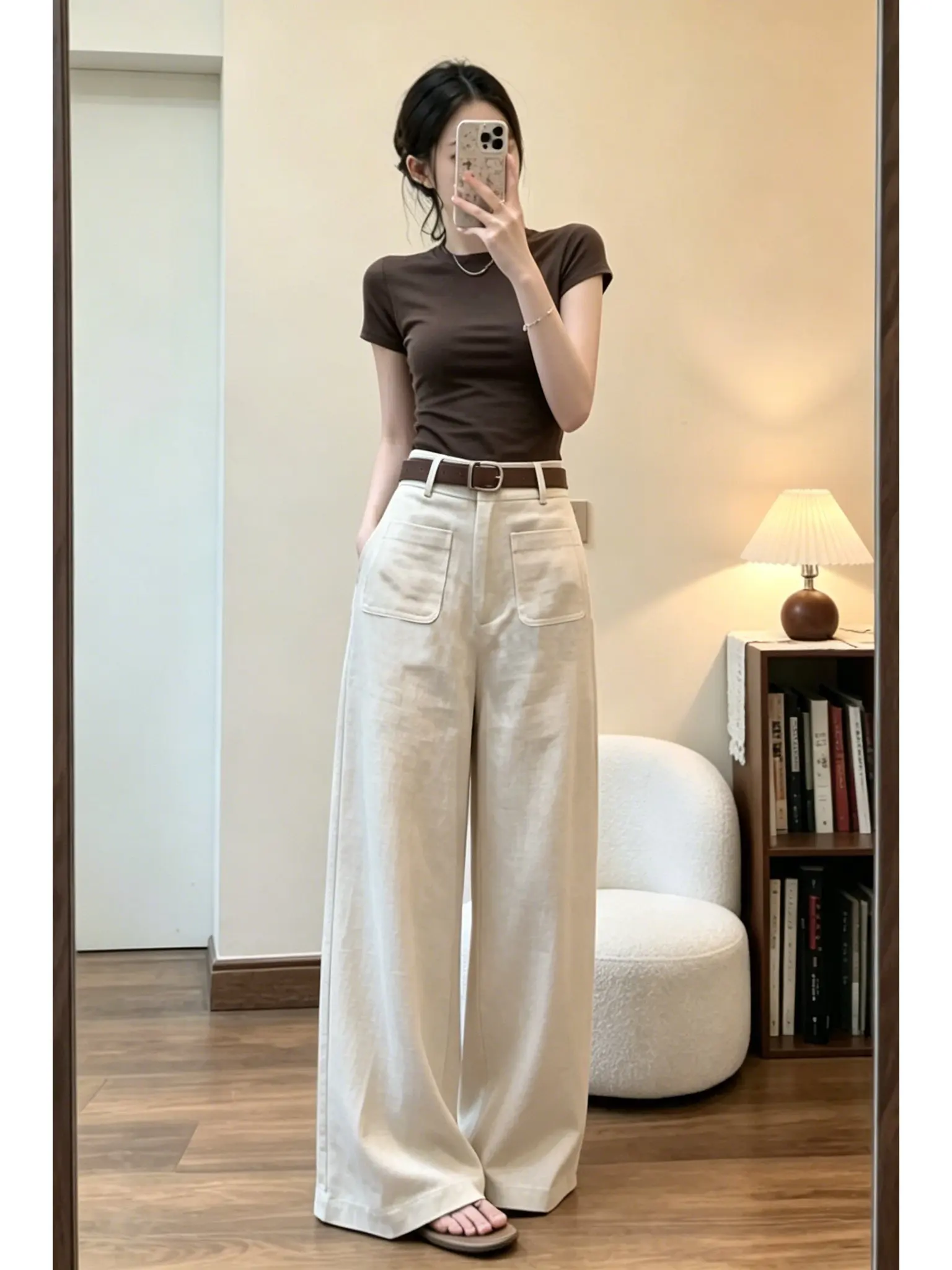 Loose Comfortable High Waist Draped Wide Leg Pants Women's Casual Trousers Korean Style Casual Loose Atmosphere Flax Material
Loose Comfortable High Waist Draped Wide Leg Pants Women's Casual Trousers Korean Style Casual Loose Atmosphere Flax Material