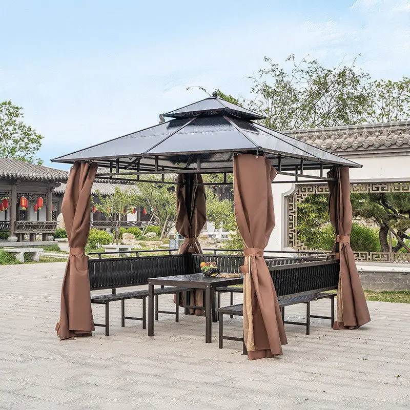 Outdoor gazebo courtyard villa garden awning outdoor terrace four corner pavilion barbecue leisure pavilion
Outdoor gazebo courtyard villa garden awning outdoor terrace four corner pavilion barbecue leisure pavilion