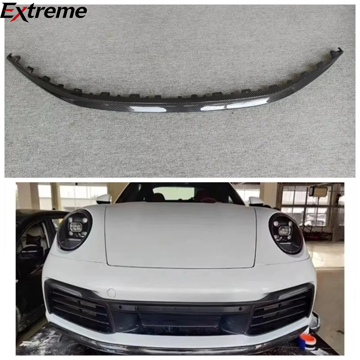 High Quality Dry Carbon Fiber OEM Style Front Splitter Front Bumper Lip Suitable for Porsche 992 Carrera
High Quality Dry Carbon Fiber OEM Style Front Splitter Front Bumper Lip Suitable for Porsche 992 Carrera