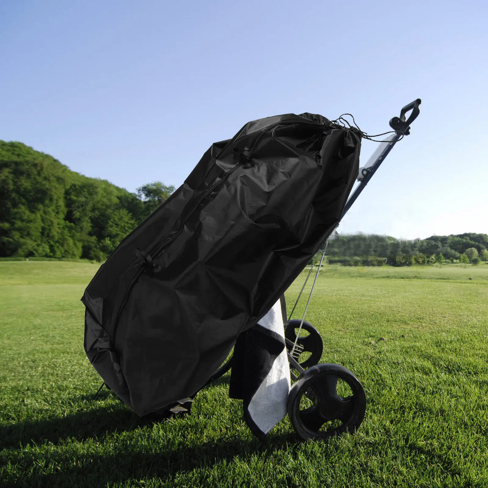 Golf Bag Cover Black Waterproof Travel Golf Club Rain Cover Dustproof Protector Sports Storage Case Bag Rain Protector
Golf Bag Cover Black Waterproof Travel Golf Club Rain Cover Dustproof Protector Sports Storage Case Bag Rain Protector