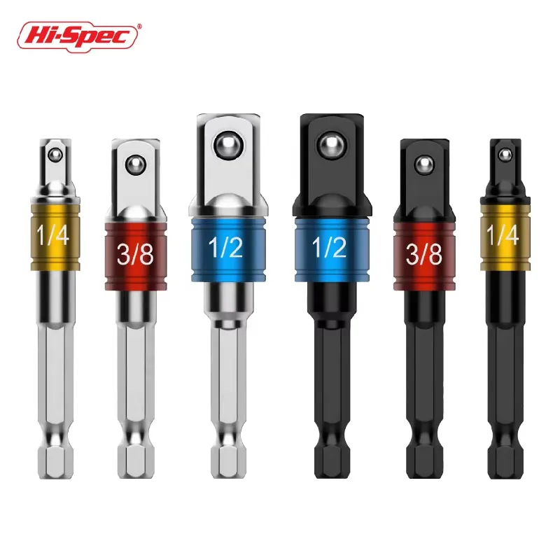 Hi-Spec Electric Drill Socket Adapter Set Impact Socket With Holder For Ratchet Wrenches Includes 1/4, 3/8, And 1/2 Inch Options
Hi-Spec Electric Drill Socket Adapter Set Impact Socket With Holder For Ratchet Wrenches Includes 1/4, 3/8, And 1/2 Inch Options