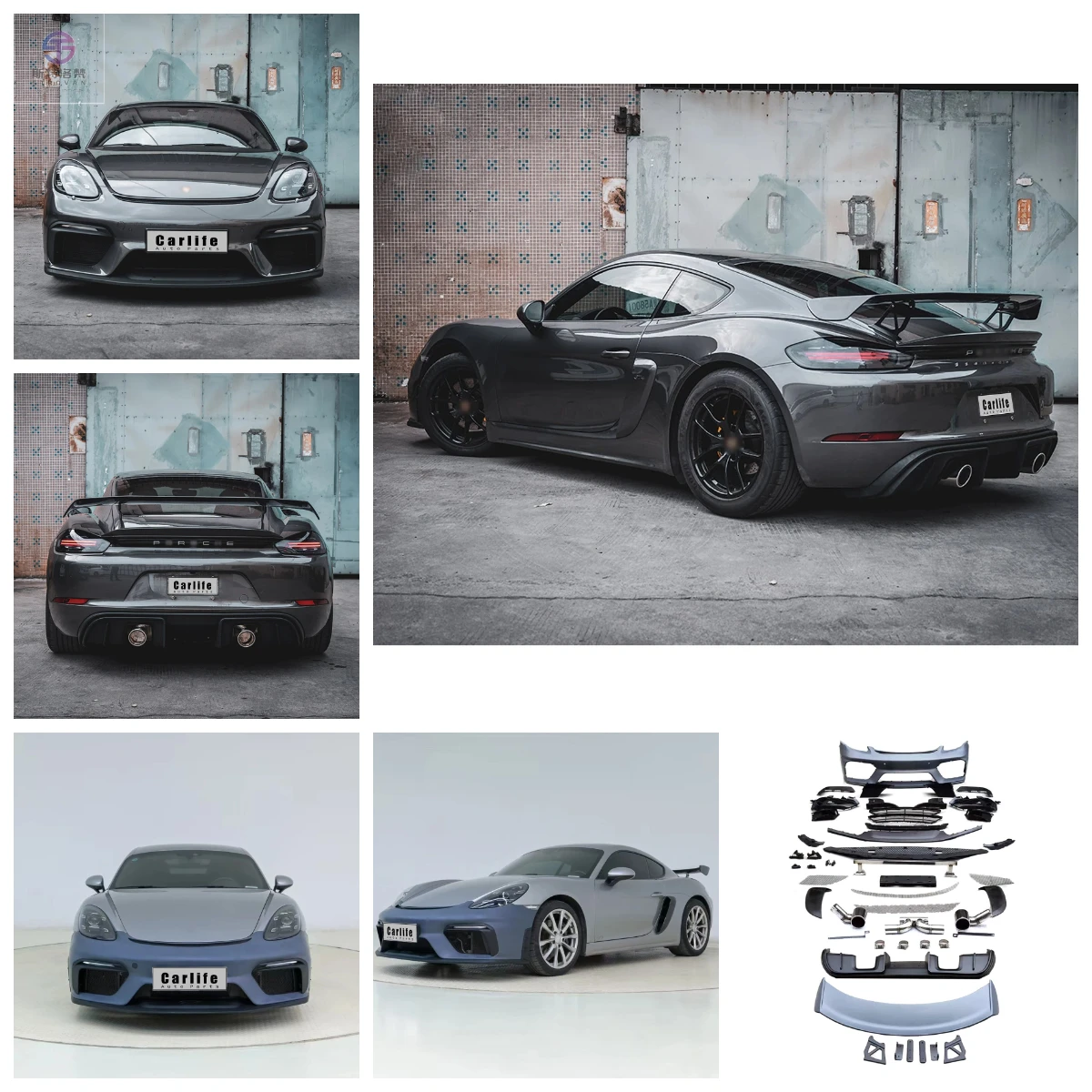 Hot Selling Bumpers Body Kit for 718 Cayman Boxster 982 2016-2025 Conversion to GT4 Look Like.
Hot Selling Bumpers Body Kit for 718 Cayman Boxster 982 2016-2025 Conversion to GT4 Look Like.