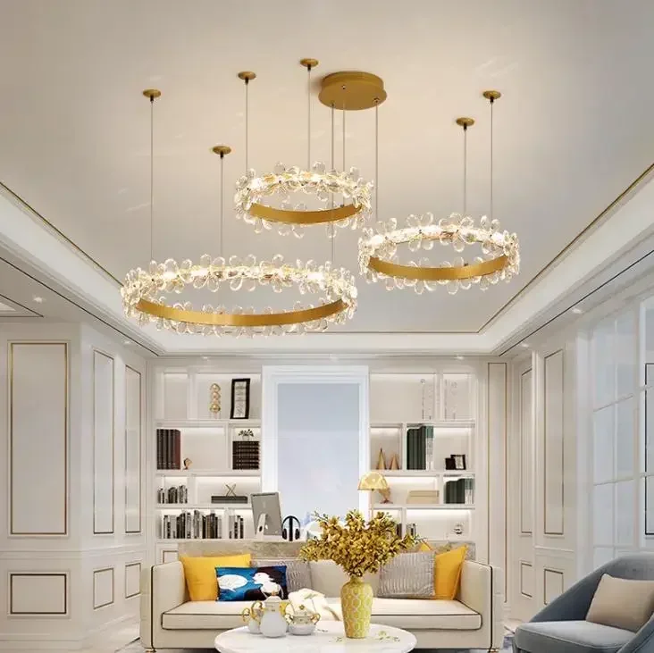 modern crystal chandelier warm romantic personality creative living room dining room northern round light luxury Chandelier
modern crystal chandelier warm romantic personality creative living room dining room northern round light luxury Chandelier