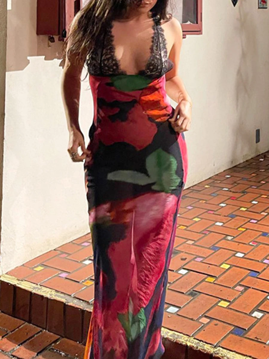 y2k Sexy Women Sling Dress Sleeveless Backless Flower/Leopard Print Casual Summer Long Dress for Cocktail Party Club Streetwear
y2k Sexy Women Sling Dress Sleeveless Backless Flower/Leopard Print Casual Summer Long Dress for Cocktail Party Club Streetwear