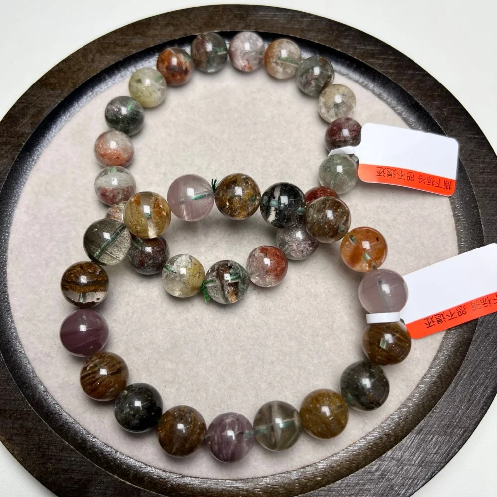 Natural Garden Quartz Bead Bracelet For Woman Man Fengshui Healing Wealth Beads Crystal Jewelry Gift 1pcs
Natural Garden Quartz Bead Bracelet For Woman Man Fengshui Healing Wealth Beads Crystal Jewelry Gift 1pcs