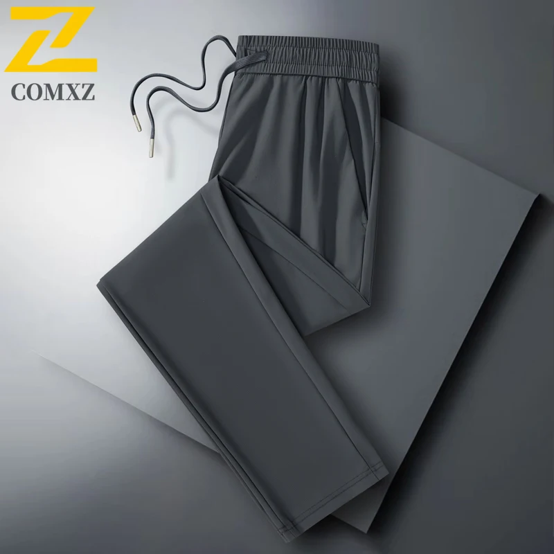 High Quality Casual Pants Fashion Plus Size Ice Silk Breathable Men's Women's Office Black Straight Leg Pants Men's Sports Pants
High Quality Casual Pants Fashion Plus Size Ice Silk Breathable Men's Women's Office Black Straight Leg Pants Men's Sports Pants