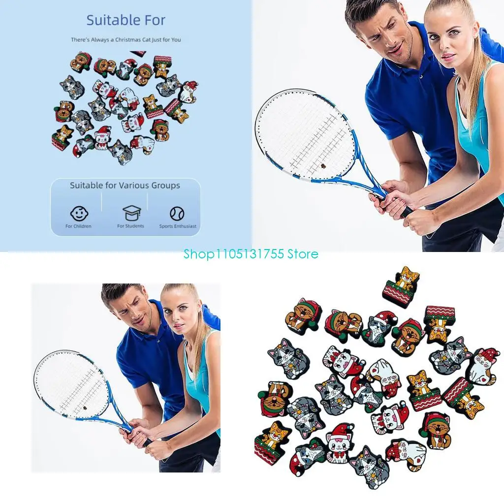 K0EF Racket Vibration Dampener Racket String Shock Damping Absorber for Tennis Racket