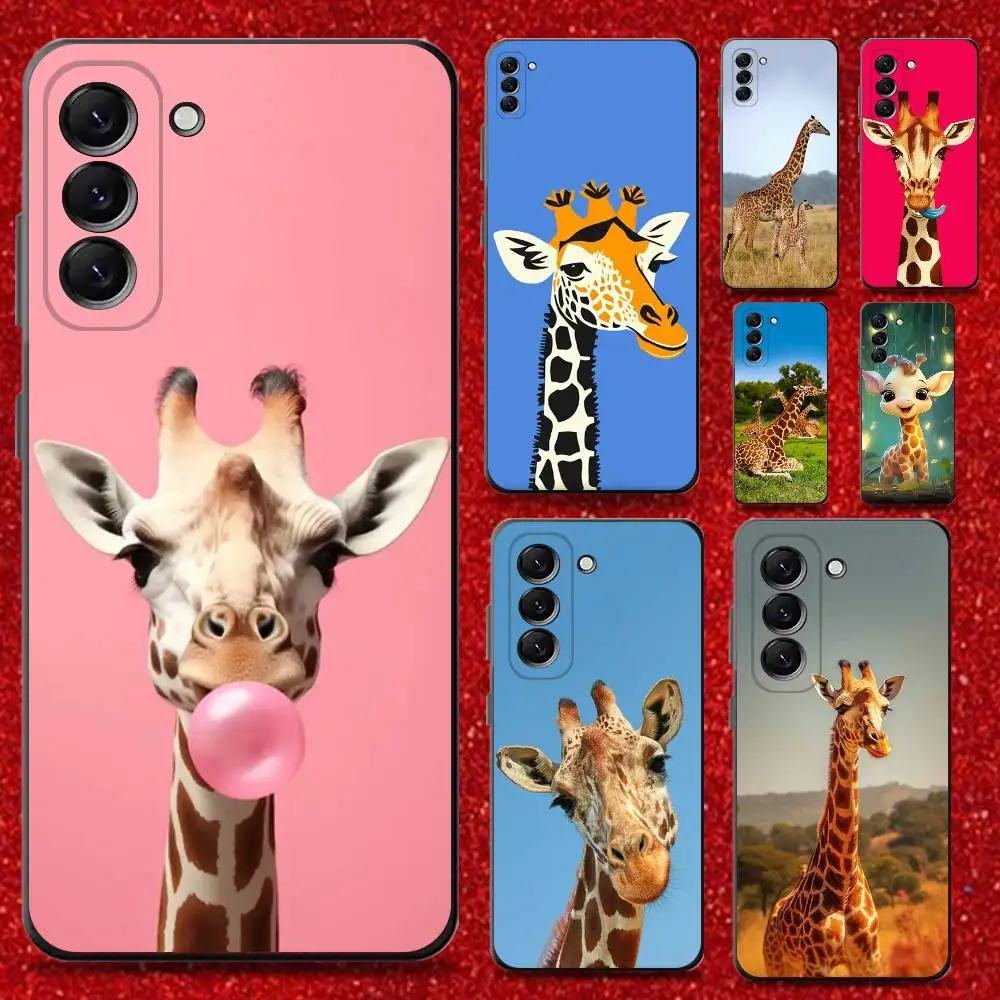 Cute Cartoon Giraffe Animal Phone Case For Samsung Galaxy A13,A21s,A22,A31,A32,A52,A53,A71,A80,Soft Black Shell
Cute Cartoon Giraffe Animal Phone Case For Samsung Galaxy A13,A21s,A22,A31,A32,A52,A53,A71,A80,Soft Black Shell