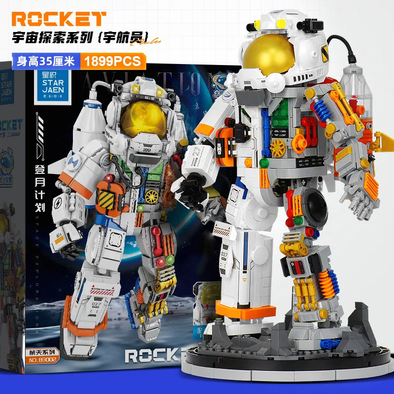 Гигантские аэрокосмические строительные блоки, конструктор «Астронавт», сборная фигурка, детская игрушка, подарок на праздник
Гигантские аэрокосмические строительные блоки, конструктор «Астронавт», сборная фигурка, детская игрушка, подарок на праздник