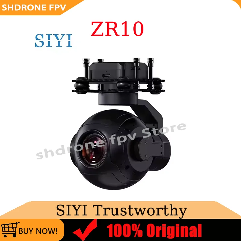 Pro-Grade SIYI ZR10 Professional UAV Gimbal Camera QHD 30X Hybrid Zoom 3-Axis Stabilization for RC Drone Inspection/Surveillance
Pro-Grade SIYI ZR10 Professional UAV Gimbal Camera QHD 30X Hybrid Zoom 3-Axis Stabilization for RC Drone Inspection/Surveillance