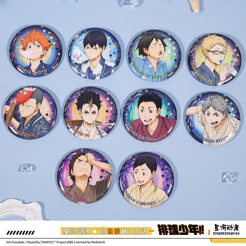 Haikyuu!!Shoyo Hinata Kei Tsukishima Tendo Satori Ushijima Wakatoshi China Official Authorization Kimono Series Badge 10pcs/Set
Haikyuu!!Shoyo Hinata Kei Tsukishima Tendo Satori Ushijima Wakatoshi China Official Authorization Kimono Series Badge 10pcs/Set