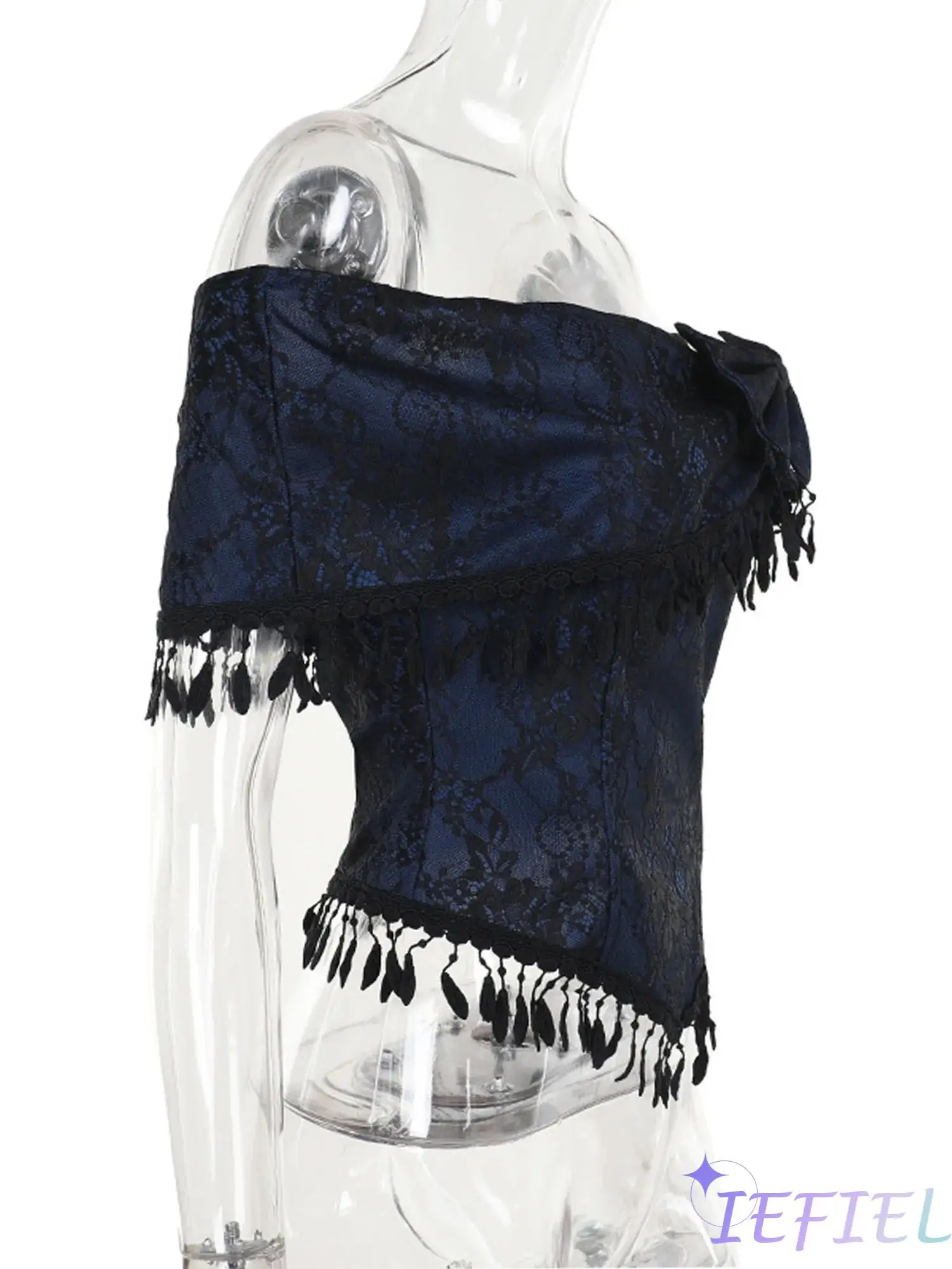 Medieval Womens Gothic Floral Lace Tops TopsIrregular Shirt Off Shoulder Short Sleeve Tassel Victorian Vampire Cosplay Blouse
Medieval Womens Gothic Floral Lace Tops TopsIrregular Shirt Off Shoulder Short Sleeve Tassel Victorian Vampire Cosplay Blouse