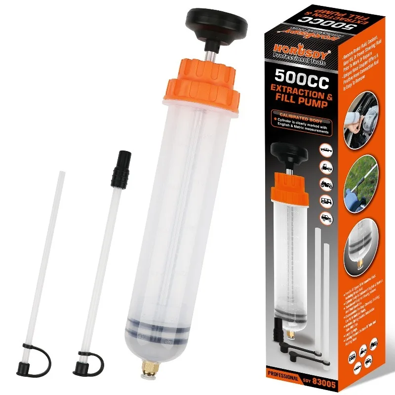 Car Oil Pump Syringe Extractor Vehicle-mounted Universal 500CC Oil Pump Manual Manual Oil Suction Oil Transfer Change Pump
Car Oil Pump Syringe Extractor Vehicle-mounted Universal 500CC Oil Pump Manual Manual Oil Suction Oil Transfer Change Pump
