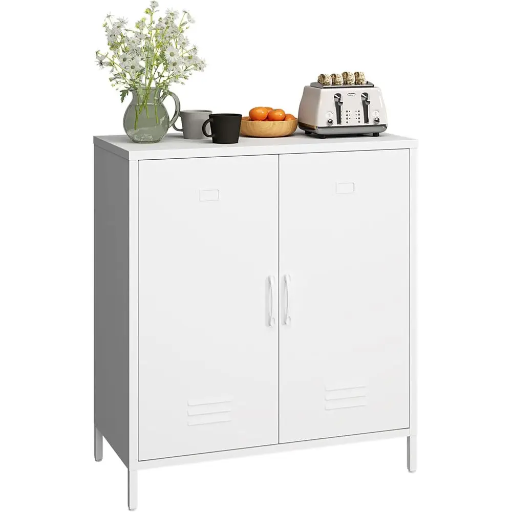 Metal Storage Cabinet - Multi-pose Buet Sideboard Cabinet with Adjustable Shel & Leveling eet, Heavy-Duty Steel Design or Living
Metal Storage Cabinet - Multi-pose Buet Sideboard Cabinet with Adjustable Shel & Leveling eet, Heavy-Duty Steel Design or Living