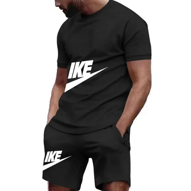 Spring/Summer Fashion Men's Casual Sports Short sleeve suit, two-piece set, T-shirt and pants, men's wear, Summer fashion
Spring/Summer Fashion Men's Casual Sports Short sleeve suit, two-piece set, T-shirt and pants, men's wear, Summer fashion