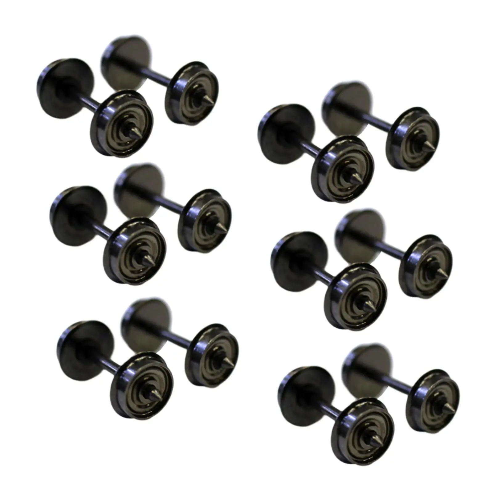 12Pcs Metal DC Wheels, Hobby Train Accessory, Replacing Metal Metal Wheels Metal Axles for 1:87 Model Train Part DIY Modified
12Pcs Metal DC Wheels, Hobby Train Accessory, Replacing Metal Metal Wheels Metal Axles for 1:87 Model Train Part DIY Modified