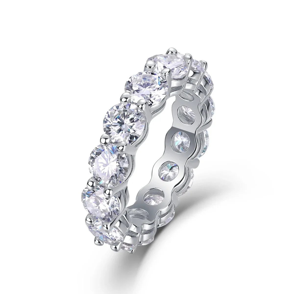 4mm Full Moissanite Luxury Round Cut Moissanite Fashion 925 Sterling Silver 18K Gold Plated Deluxe Ring, Halloween Valentine's D
4mm Full Moissanite Luxury Round Cut Moissanite Fashion 925 Sterling Silver 18K Gold Plated Deluxe Ring, Halloween Valentine's D