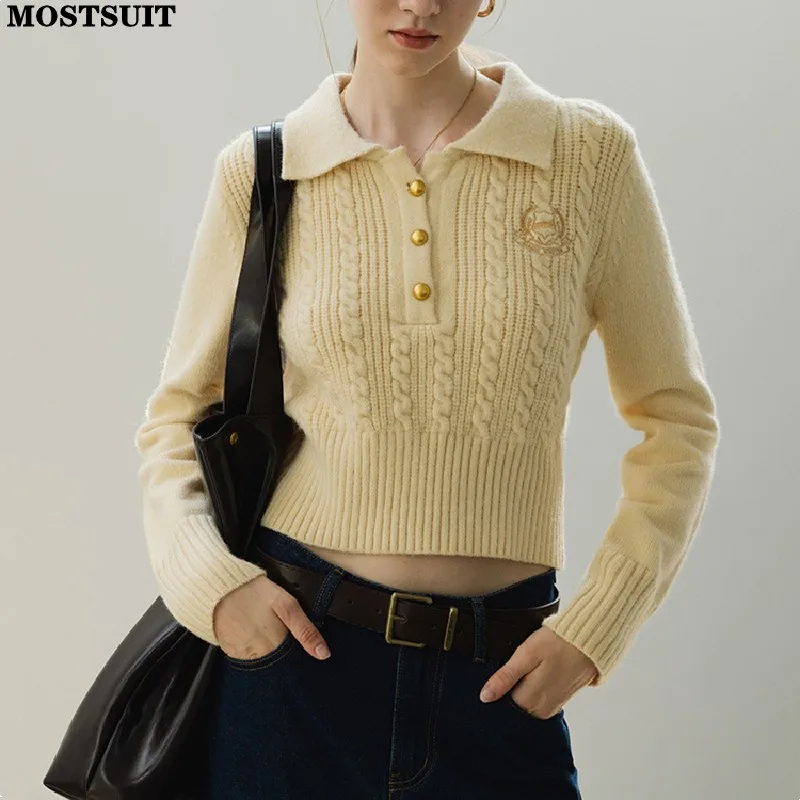 Twisted Knitted Embroidery Sweater Crop Tops Women 2024 Spring Long Sleeve Slim Knit Pullover Knitwear Stylish Fashion Jumpers
Twisted Knitted Embroidery Sweater Crop Tops Women 2024 Spring Long Sleeve Slim Knit Pullover Knitwear Stylish Fashion Jumpers