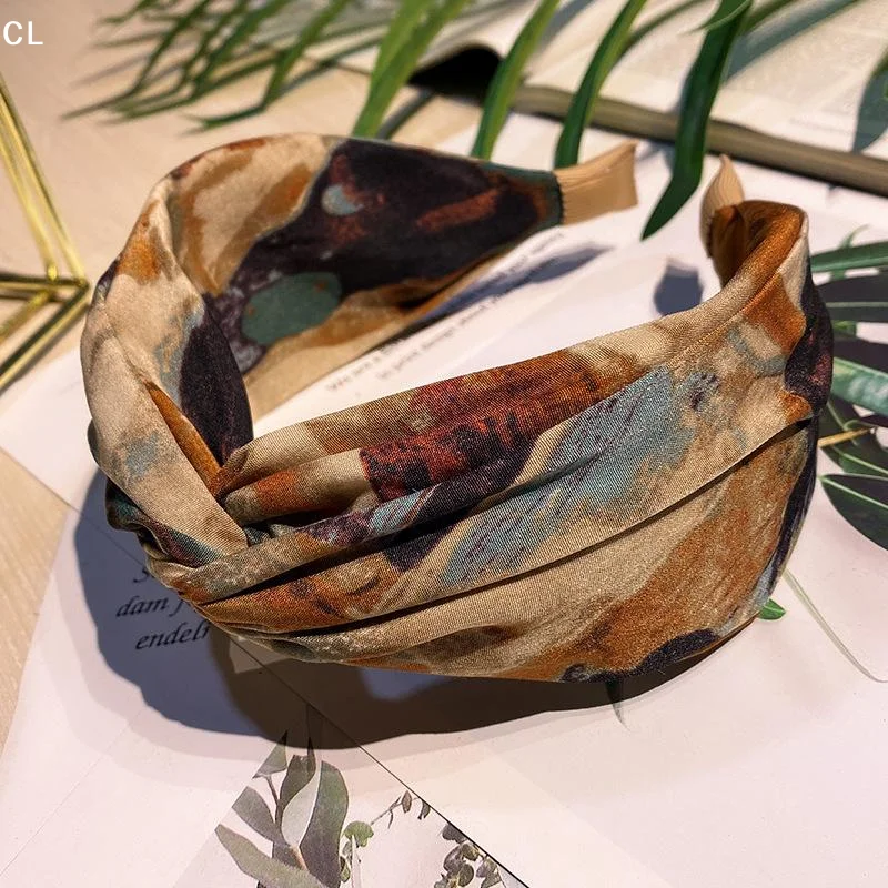 AttireTroveTie-Dye Printed Headband - Vintage Oil Painting Wide Design, High Crown Hair Accessory For Summer Updos
AttireTroveTie-Dye Printed Headband - Vintage Oil Painting Wide Design, High Crown Hair Accessory For Summer Updos