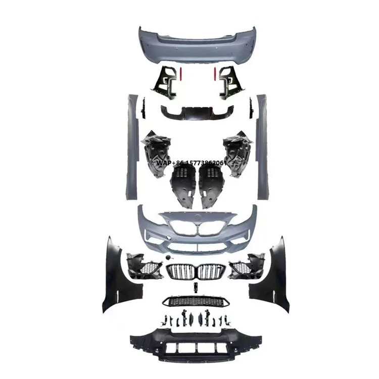 Auto Parts Widebody F87 M2 Style Bodykit Side Skirts Rear Diffusers Fender Front Grille Bumper Body Kit for F22 2014-2019
Auto Parts Widebody F87 M2 Style Bodykit Side Skirts Rear Diffusers Fender Front Grille Bumper Body Kit for F22 2014-2019