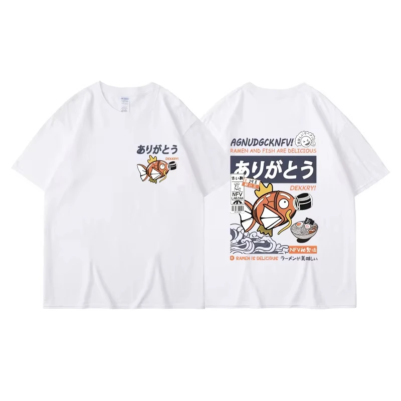 2025 Japanese Fun Ramen Fish Print Hip Hop Men's Casual Comfortable Short Sleeve Women T-shirt
2025 Japanese Fun Ramen Fish Print Hip Hop Men's Casual Comfortable Short Sleeve Women T-shirt